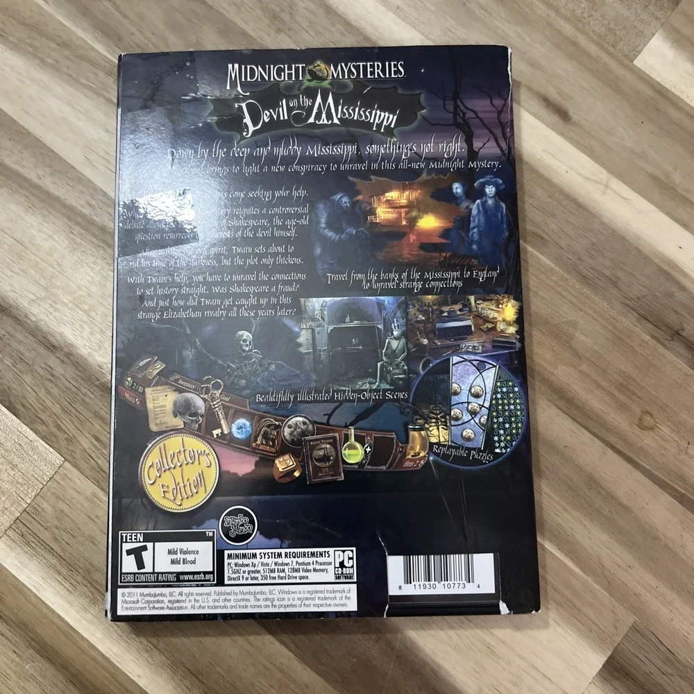 Midnight Mysteries: Devil on the Mississippi (PC, 2011)